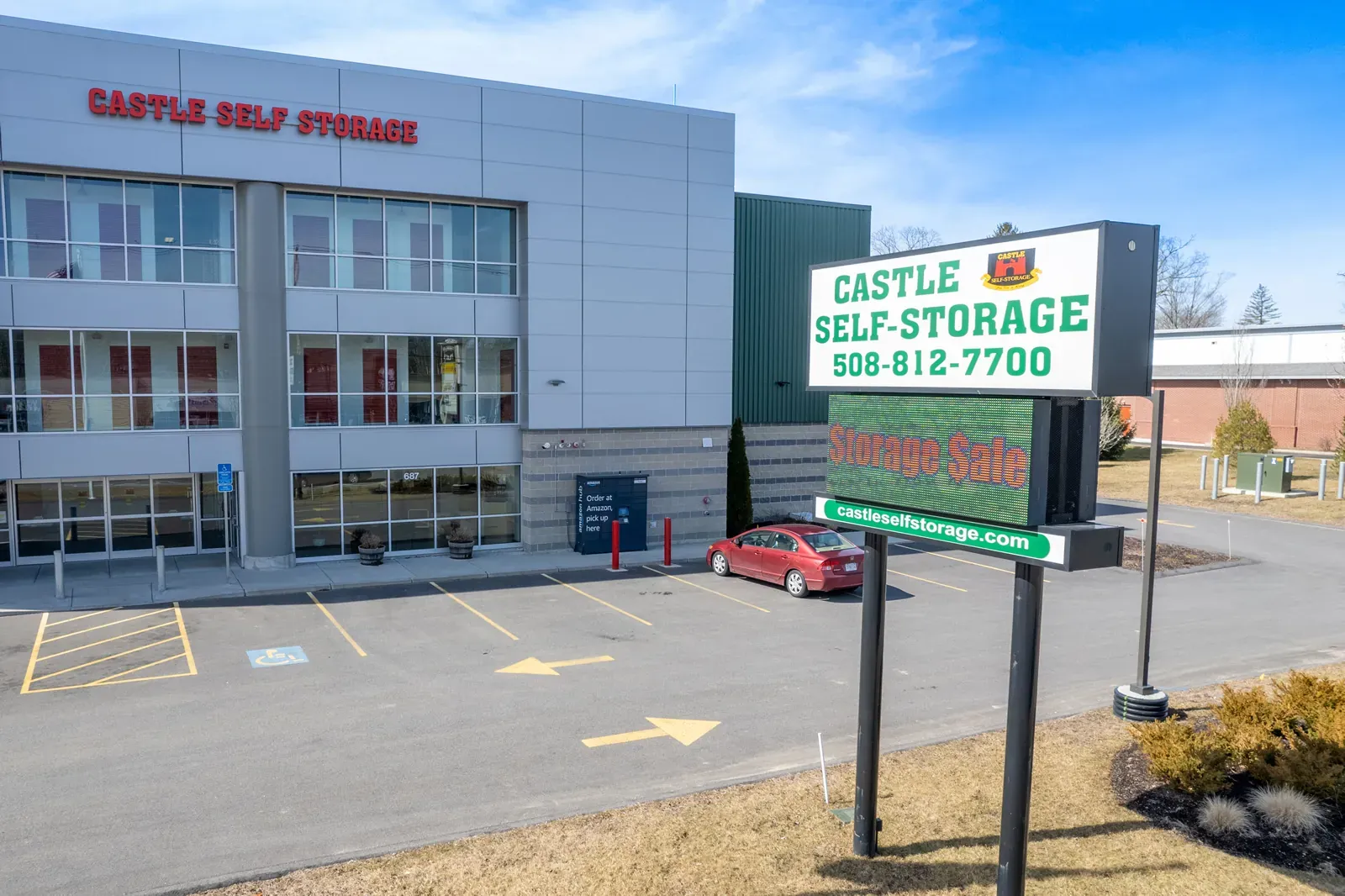 Exterior of Castle Self Storage